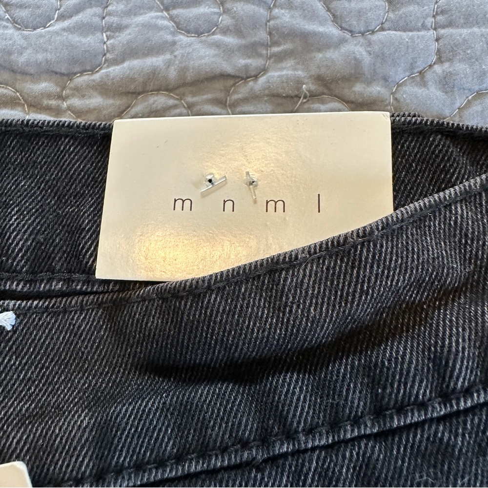 Mnml baggy everyday jeans. New with tags. NWT. Vintage black. 34 x 30 - Picture 5 of 11